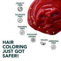 Paradyes Semi-permanent Rubra Red DIY Conditioner Based Hair Colour infused with Aloe-vera, Bhringaraj, Brahmi, Almonds & Amla 120 gm Paradyes Semi-permanent Rubra Red DIY Conditioner Based Hair Colour infused with Aloe-vera, Bhringaraj, Brahmi, Almonds & Amla 120 gm