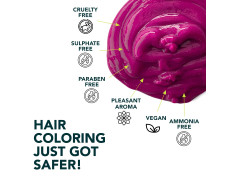 Paradyes Semi-permanent Carola Pink DIY Conditioner Based Hair Colour infused with Aloe-vera, Bhringaraj, Brahmi, Almonds & Amla 120 gm