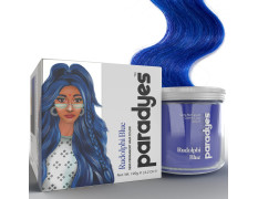 Paradyes Semi-permanent Rudolphi Blue DIY Conditioner Based Hair Colour infused with Aloe-vera, Bhringaraj, Brahmi, Almonds & Amla 120 gm