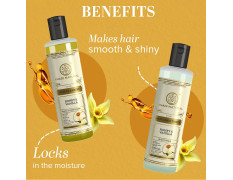 Khadi Natural Honey & Vanilla Hair Cleanser And Hair Conditioner|Revitalizes Dull Scalp|Boosts Hair Growth|Makes Hair Shiny|Suitable For All Hair Types| Combo Pack (210Millilitre Each)