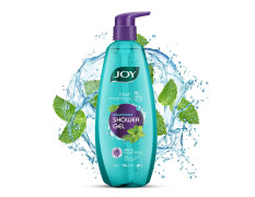 Joy Mint & Eucalyptus Shower Gel Body Wash (500 ml) | With Peppermint for Skin Cooling & Eucalyptus for Deep Cleansing | 100% Vegan Soap Free Shower Gel For All Skin Types | Paraben Free