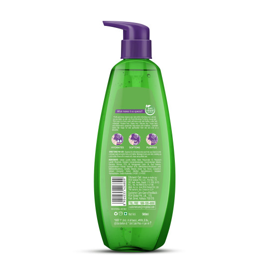 Joy Green Tea Shower Gel Body Wash (500 ml) | With Skin Purifying Green Tea & Detoxifying Coriander for Day Long Freshness |100% Vegan Soap Free Shower Gel For All Skin Types | Paraben Free