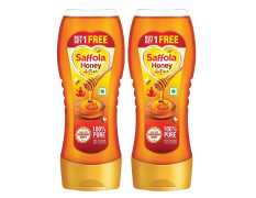 Saffola Honey Active, Made with Sundarban Forest Honey, 100% Pure Honey, No sugar adulteration, Natural Immunity booster, 2 x 350g