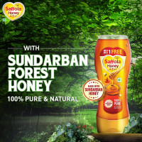 Saffola Honey Active, Made with Sundarban Forest Honey, 100% Pure Honey, No sugar adulteration, Natural Immunity booster, 2 x 350g Saffola Honey Active, Made with Sundarban Forest Honey, 100% Pure Honey, No sugar adulteration, Natural Immunity booster, 2 x 350g