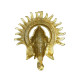 CraftVatika Ganpati Golden Metal Sun Decorative Ganesha Wall Hanging Diwali Decoration Items for Home Decor Gift Diwali Housewarming Ganesha Statue Wall Art Decorative Showpiece for Wall Decor Home