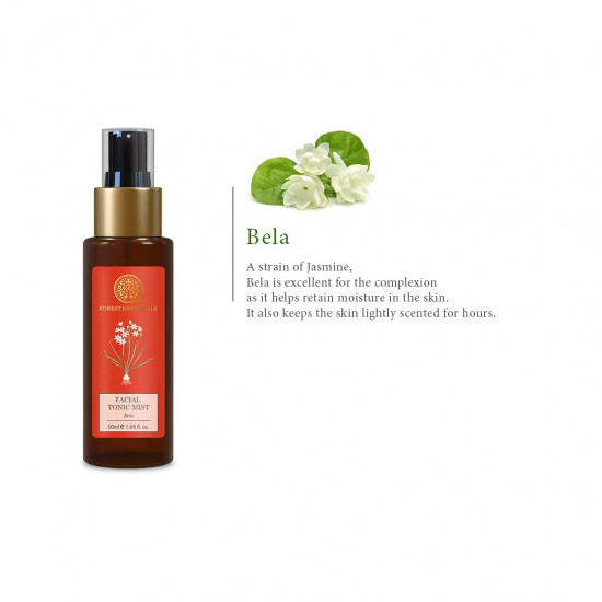 Forest Essentials Facial Tonic Mist with Bela | Hydrating Daily Face Toner For Glowing Skin | Hydrates Plumps & Minimises Open Pores