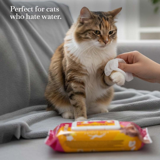 PETS EMPIRE Pet Wet Wipes, 160 Count Anti-Bacterial Cat & Dog Wipe, Soft Pet Moist Tissue Towelettes, Grooming Daily Care Wet Wipes for Dogs, Pups, Cats - Pack of 2 (15X20 cm) PETS EMPIRE Pet Wet Wipes, 160 Count Anti-Bacterial Cat & Dog Wipe, Soft Pet Moist Tissue Towelettes, Grooming Daily Care Wet Wipes for Dogs, Pups, Cats - Pack of 2 (15X20 cm)