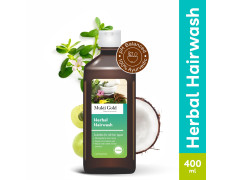 Mukti Gold Herbal Hairwash - 400mL | Shampoo for Hairfall and Hair Growth | For all Hair Types | Herbal Shampoo with 15+ Ayurvedic Herbs | Sulphate and Paraben Free | Pack of 2