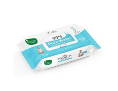 Mother Sparsh 99% Pure Water Baby Wipes (40 Unscented Wipes) Travel Friendly Pack made with Plant Based Fabric