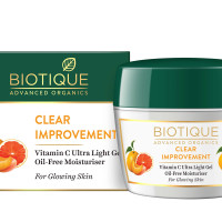 Biotique Advanced Organics Clear Improvement Vitamin C Ultra Light Gel Oil-Free Moisturiser 175Gm