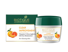 Biotique Advanced Organics Clear Improvement Vitamin C Ultra Light Gel Oil-Free Moisturiser 175Gm