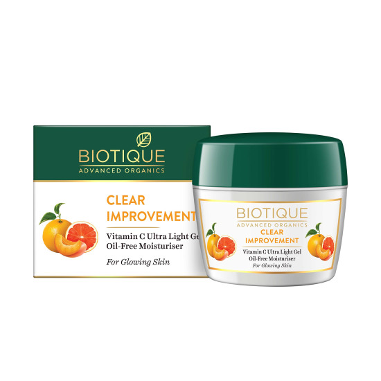 Biotique Advanced Organics Clear Improvement Vitamin C Ultra Light Gel Oil-Free Moisturiser 175Gm