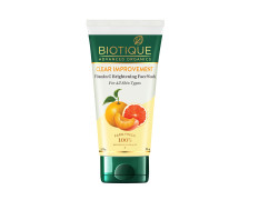 Biotique Advanced Organics Clear Improvement Vitamin C Brightening Face Wash 150Ml