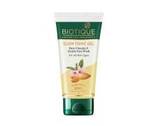 Biotique Advanced Organics Glow Tonic Gel Pure Vitamin E Gentle Face Wash 150Ml