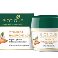 Biotique Advanced Organics Vitamin E & Hyaluronic Acid Super Light Gel Oil-Free Moisturiser 175Gm