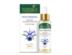 Biotique Advanced Organics Youth Renewal Blue Orchid Anti Ageing Treatment Oil, 30ml
