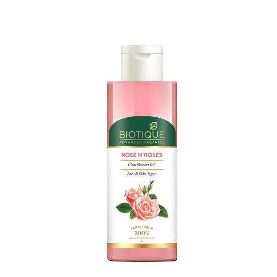 Biotique Advanced Organics Rose N'Roses Glow Shower Gel 200Ml