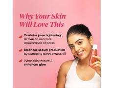 DOT & KEY Watermelon Superglow Pore Tightening Toner|Face Toner For Glowing Skin|Glycolic Toner For Open Pores Tightening|Alcohol Free, Toner For Uneven Skin Tone|For All Skin Types|150 Ml, Pack of 1