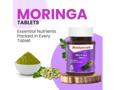Baidyanath Moringa Tablets 60 Tablets (Pack of 1) –Drumstick Leaf Tablets| Helpful in Overall Health and Wellness and Gut Balance(60 Tablets)