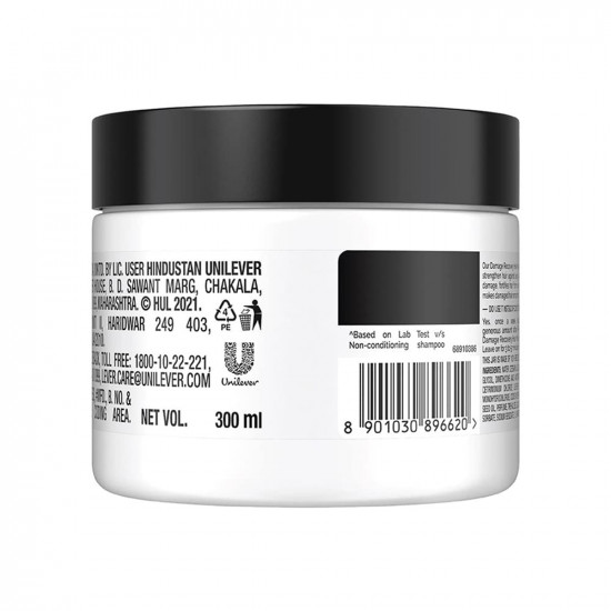 TRESemme Pro Pure Damage Recovery Mask, with Fermented Rice Water, Sulphate Free & Paraben Free, for Damaged Hair, 300 ml