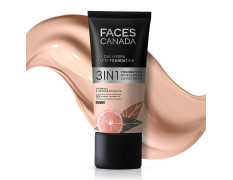 FACESCANADA All Day Hydra Matte Foundation|3-In-1 Foundation + Moisturizer Cream + Spf 30|24 Hr Aloe Hydration&Vitamin C|10Hr Long Wear|Medium To High Buildable Coverage|Rose Ivory 011|25Ml,Pack Of 1