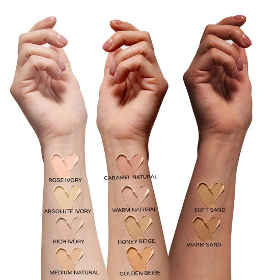 FACESCANADA All Day Hydra Matte Liquid Foundation|3-in-1 Foundation + Moisturizer + SPF 30|24 HR Aloe Hydration&Vitamin C|10HR Long Wear|Medium to High Buildable Coverage|Absolute Ivory 012|30ml