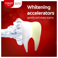 Colgate Visible White Toothpaste(oral care) with Makeup Applicator Sponge - 400gm (4x100g) Colgate Visible White Toothpaste(oral care) with Makeup Applicator Sponge - 400gm (4x100g)