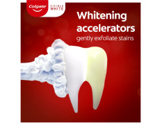 Colgate Visible White Toothpaste(oral care) with Makeup Applicator Sponge - 400gm (4x100g)