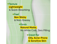 Dot & Key CICA Calming Niacinamide Sunscreen SPF 50 PA+++ | For Oily Acne Prone & Sensitive Skin | UVA/UVB Protection | No White Cast, Ultra Light, Fragrance Free & Quick Absorbing | 50g