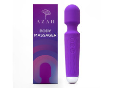 Azah Personal Massager For Women | 20 Vibration Modes, USB Rechargeable, Waterproof, Medical Grade Silicone, 3 Months Warranty | Handheld Electric Body Massager | Full Body Massager For Pain Relief