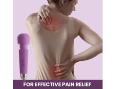 Azah Personal Massager For Women | 20 Vibration Modes, USB Rechargeable, Waterproof, Medical Grade Silicone, 3 Months Warranty | Handheld Electric Body Massager | Full Body Massager For Pain Relief