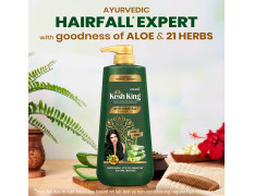 Kesh King Ayurvedic Anti Hairfall Shampoo Reduces Hairfall, 21 Natural Ingredients With The Goodness Of Aloe Vera, Bhringraja And Amla For Silky, Shiney, Smooth Hair, 1000Ml