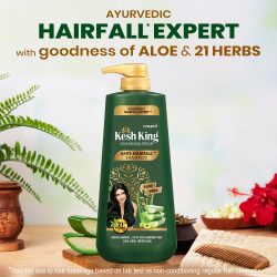 Kesh King Ayurvedic Anti Hairfall Shampoo - Reduces Hairfall, 21 Natural Ingredients, 1000ml