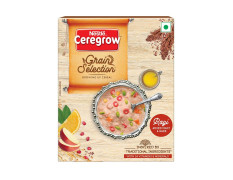 NESTLE CEREGROW Grain Selection with Nutri-cereal Ragi, Mixed Fruit & Ghee| Tasty & Nutritious| Inspired by popular MILLET recipes| 14 Vitamins & Minerals |No Added Colors or Flavors|300g
