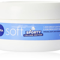 NIVEA Soft Sporty College Edition Moisturizer for Face, Hand & Body, Non Sticky Cream, 300 ml