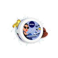 NIVEA Soft Fashionista College Edition Moisturizer for Face, Hand & Body, Non Sticky Cream, 300 ml