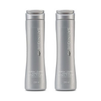 Amway Satinique Hairfall Control Shampoo Pack of 2 - White, Sandalwood Scent, Unisex Adults with Fine, Fragile, or Thinning Hair