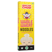 MasterChow Healthy Whole Wheat Noodles | No Preservatives | 100% Atta | Get Restaurant Style Taste in Just 10 Minutes | No Maida, Not Fried | Serves 4-5 Meals - 300gms