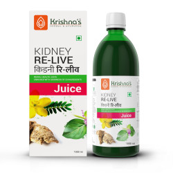 KRISHNA'S HERBAL & AYURVEDA Kidney Re-Live Juice-1000 Ml|For Healthy Kidneys|Enriched With 23 Herbs Like Pashanbhed,Kaunch Beej,Arjun Chaal|Natural Blood Purifier|With Vitamin C|Sugar Free Juice