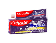 Colgate MaxFresh 320g (160g x 2, pack of 2) Toothpaste, Purple Gel Paste with Menthol for Super Fresh Breath