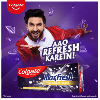 Colgate MaxFresh 320g (160g x 2, pack of 2) Toothpaste, Purple Gel Paste with Menthol for Super Fresh Breath