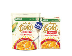 NESTLE GOLD Crunchy Oat and Corn Flakes, Combo Pack - 850g + 475g Free