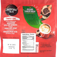Nescafé 3 in 1 Instant Coffee Sticks Original - Best Asian Coffee Imported from Nestle Malaysia.