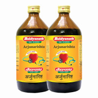 Baidyanath Asli Ayurved Arjunarishta 450Ml (Pack Of 2) - Herbal Tonic For Healthy Heart, Digestion, And Cardiac Function Support