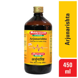 Baidyanath Asli Ayurved Arjunarishta 450Ml (Pack Of 2) - Herbal Tonic For Healthy Heart, Digestion, And Cardiac Function Support