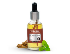 Nat Habit Patchouli Manjistha Mukhalaya, Face Oil For Aging & Wrinkle Protection with Blend of 14 Cold Pressed Oils, No Mineral Oil or Chemicals (30ml)