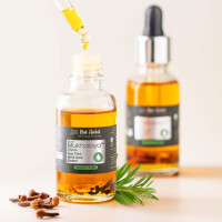 Nat Habit Clove Tea Tree Mukhalaya, Face Oil For Acne Control, with Blend of 13 Cold Pressed Oils For Natural Oily Skin Condition & Balance Sebum Secretion, No Mineral Oil or Chemical (30ml)