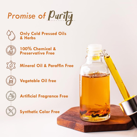 Nat Habit Clove Tea Tree Mukhalaya, Face Oil For Acne Control, with Blend of 13 Cold Pressed Oils For Natural Oily Skin Condition & Balance Sebum Secretion, No Mineral Oil or Chemical (30ml)