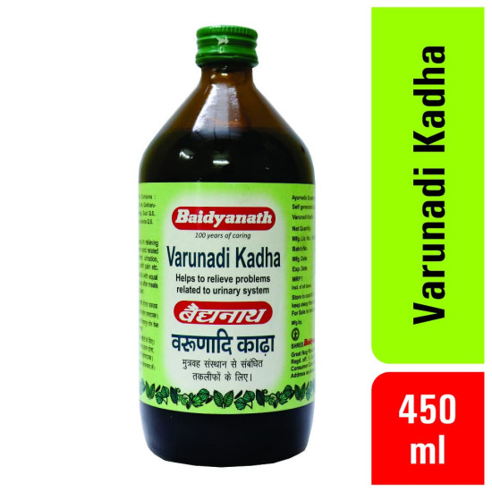 Baidyanath Asli Ayurved Varunadi Kadha For Urinary Support-450 Millilitre Baidyanath Asli Ayurved Varunadi Kadha For Urinary Support-450 Millilitre