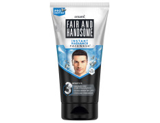 Fair and Handsome Instant Radiance Face Wash | Pro-Peptide | Instant Radiance| Washes of Fine Pollutants | Cooling Freshness | 150g